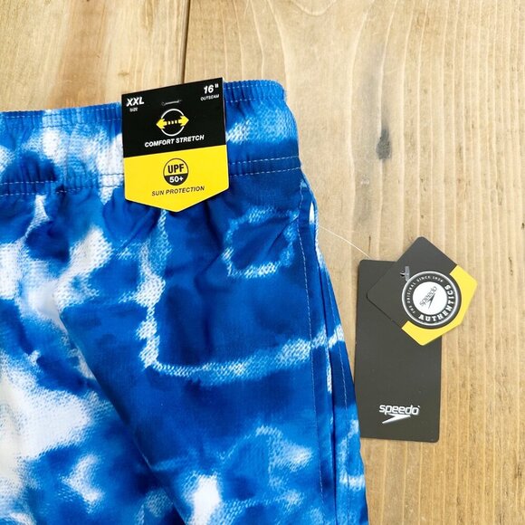 NWT - Set of 2 Speedo Swim Trunks 16" Comfort Stretch UPF 50 XXL Men's - Picture 9 of 13